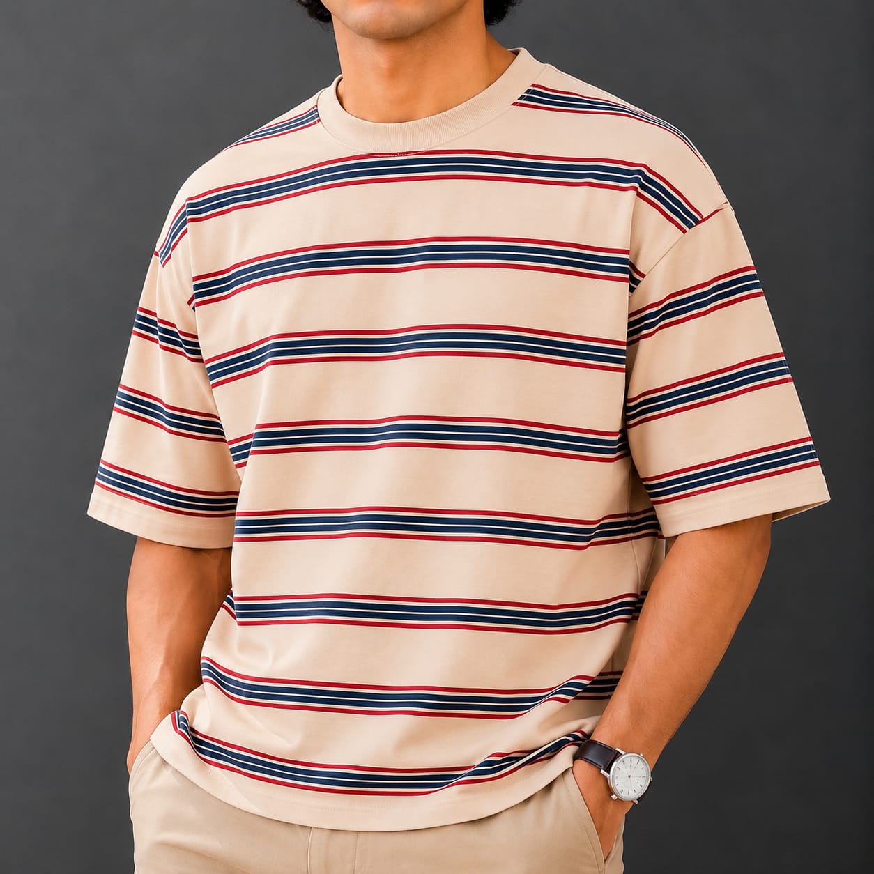 Retro Drop Shoulder T-Shirt