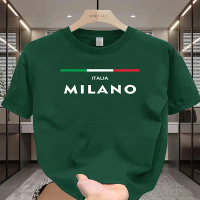 Super Premium Drop Shoulder Italia Milano Design ( 06 colour available)