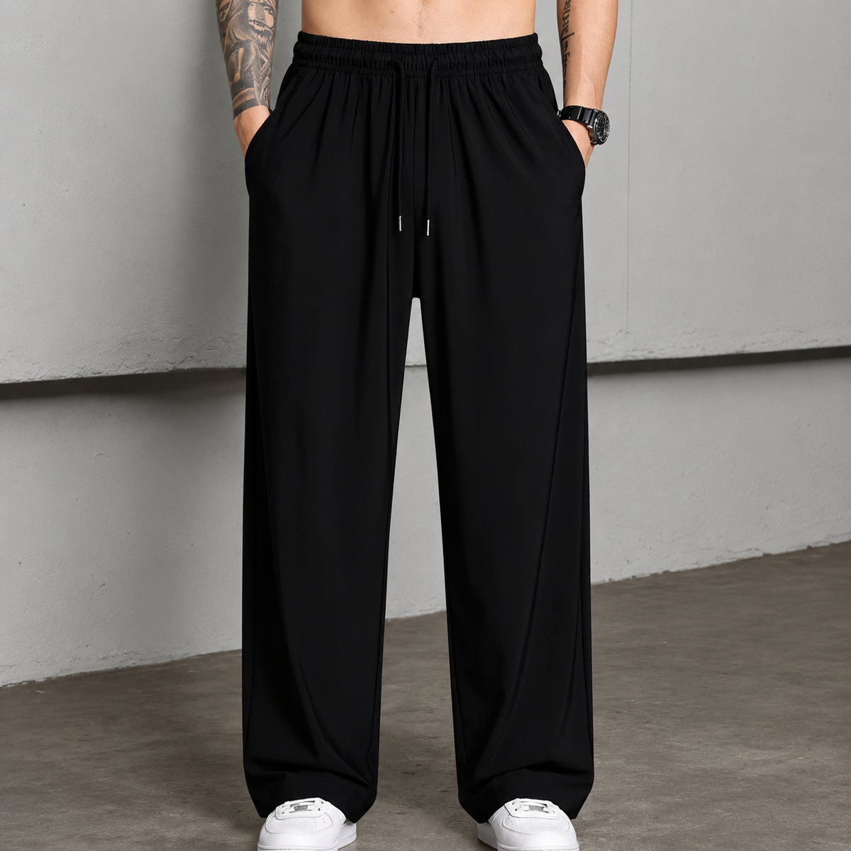 Mens Baggy Pant Black